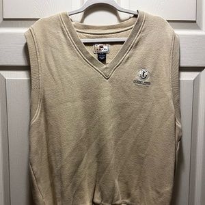 Cutter & Buck XL Beige Men's Sweater Vest FEW OF A KIND